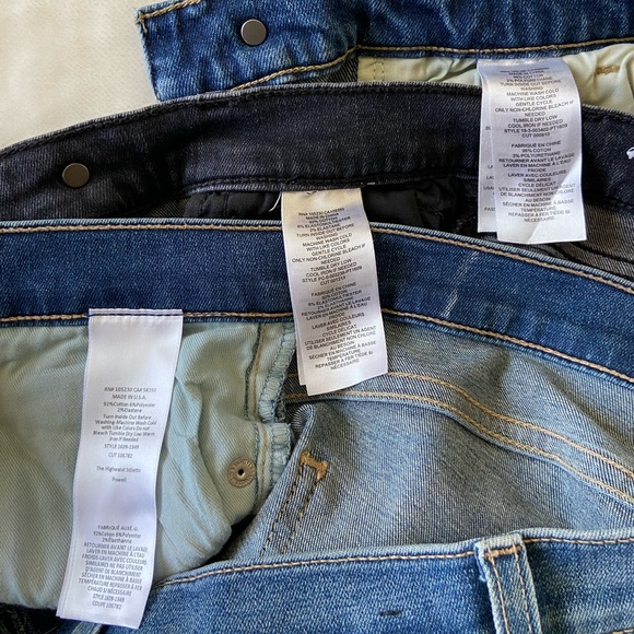 Three (3) Pairs Current Elliott Mid Rise Jeans 25 - Picture 3 of 9